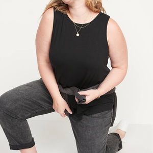 Old Navy | Luxe High-Neck Swing Tank Top for Women | 3x | NWOT
